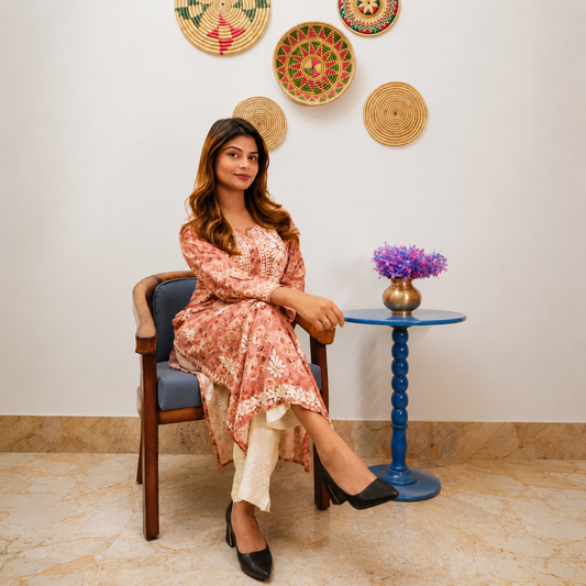 Ivory Whisper (Modal Fabric Kurta)