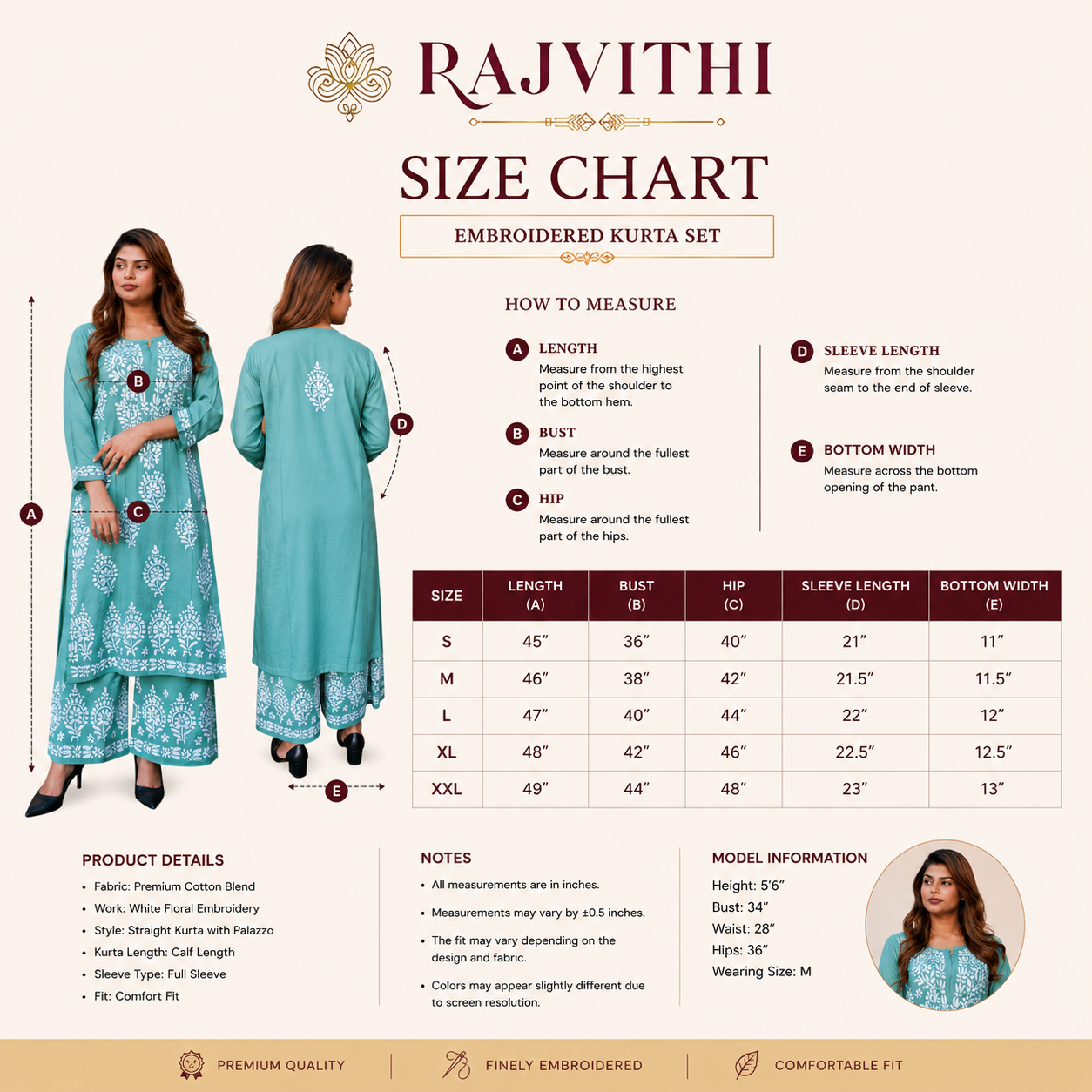 Noor-e-Chikan (Modal Chikan Kari Kurta & Pant Set)
