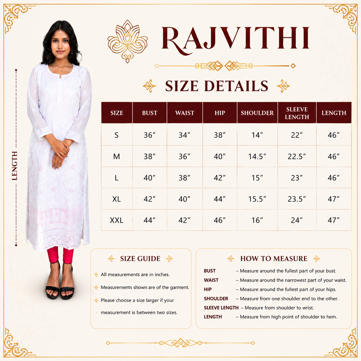 Classic White Straight Kurti with Minimal Detailing