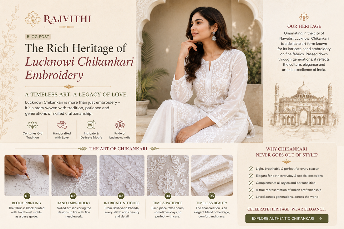 The Rich Heritage of Lucknowi Chikankari Embroidery