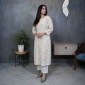 Ivory Garden (Modal Chikan Kurti)