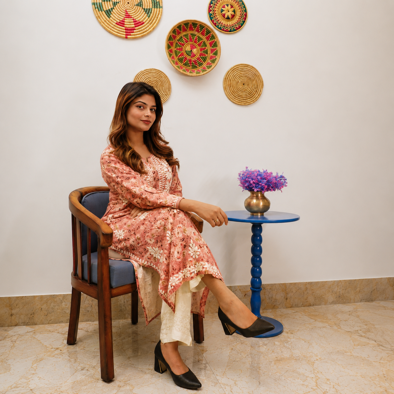 Ivory Whisper (Modal Fabric Kurta)