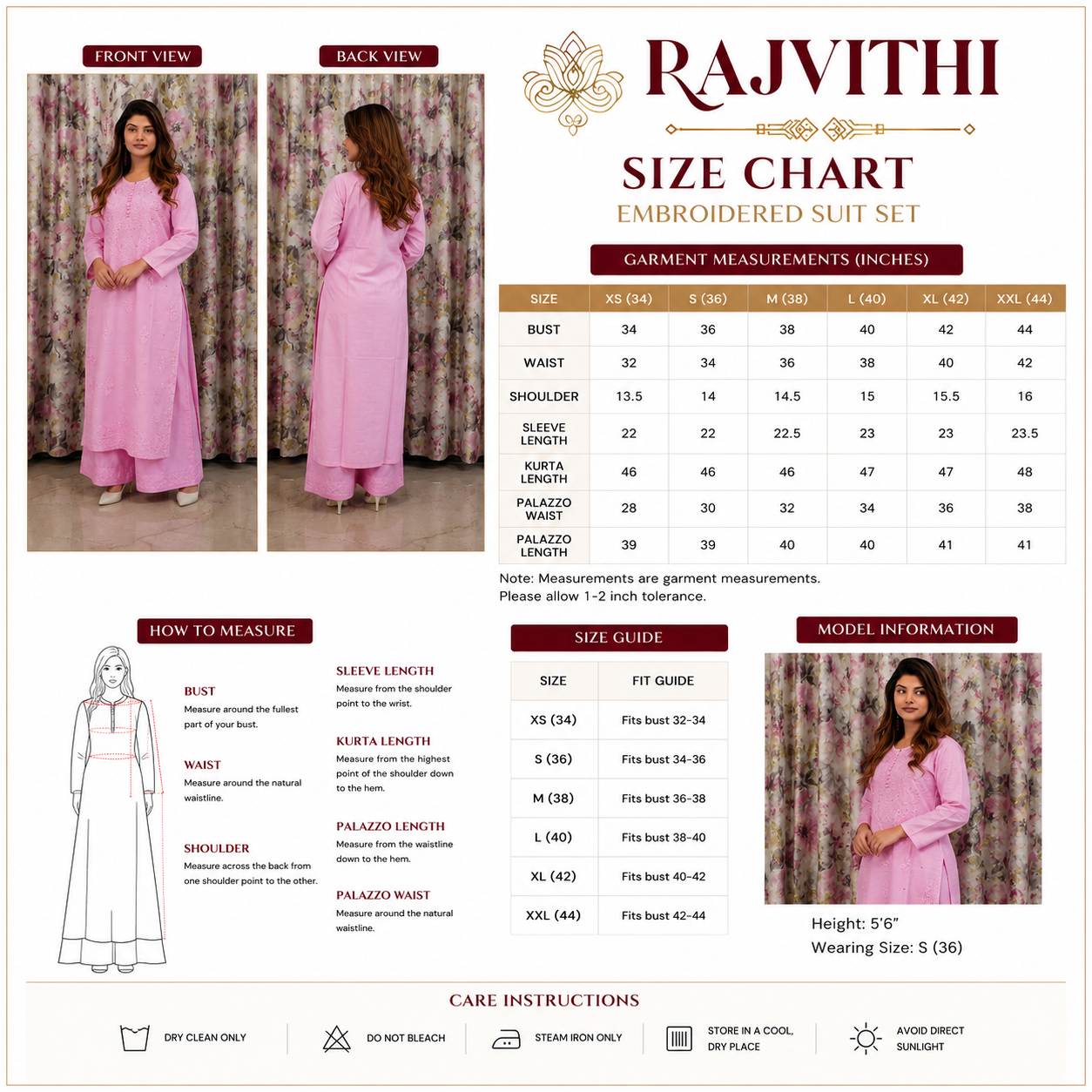 Sakura Serenity Pink Cotton Mukesh Work Kurta for Women | Rajvithi