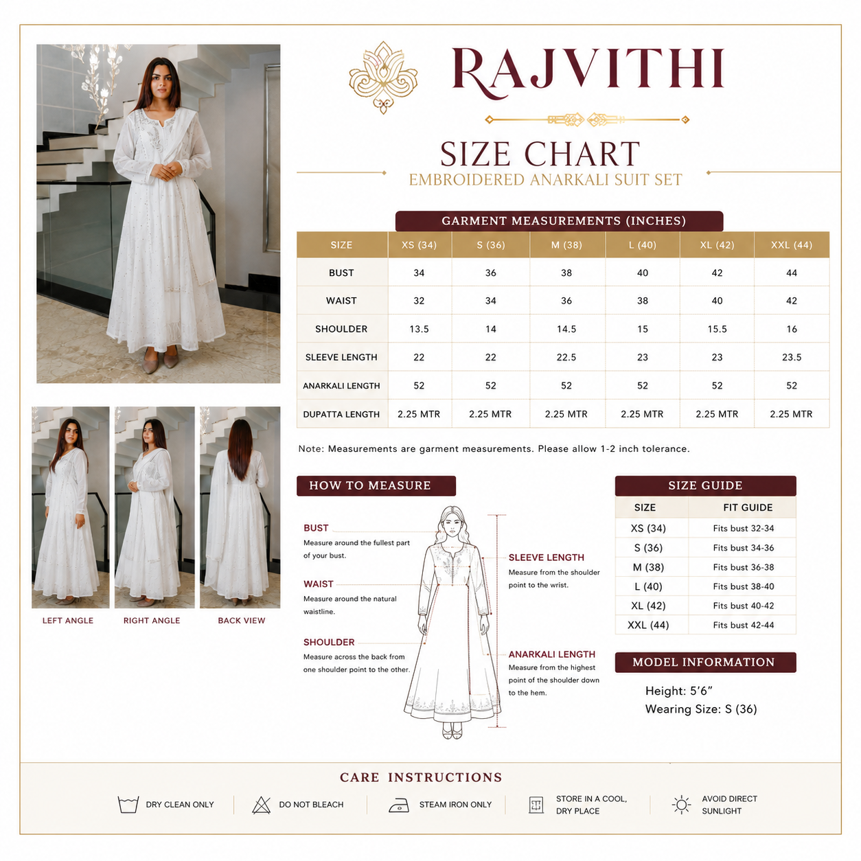 Pearl Mist White Mul Cotton Peta Work Kurta Set for Women | Rajvithi