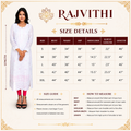 Classic White Straight Kurti with Minimal Detailing